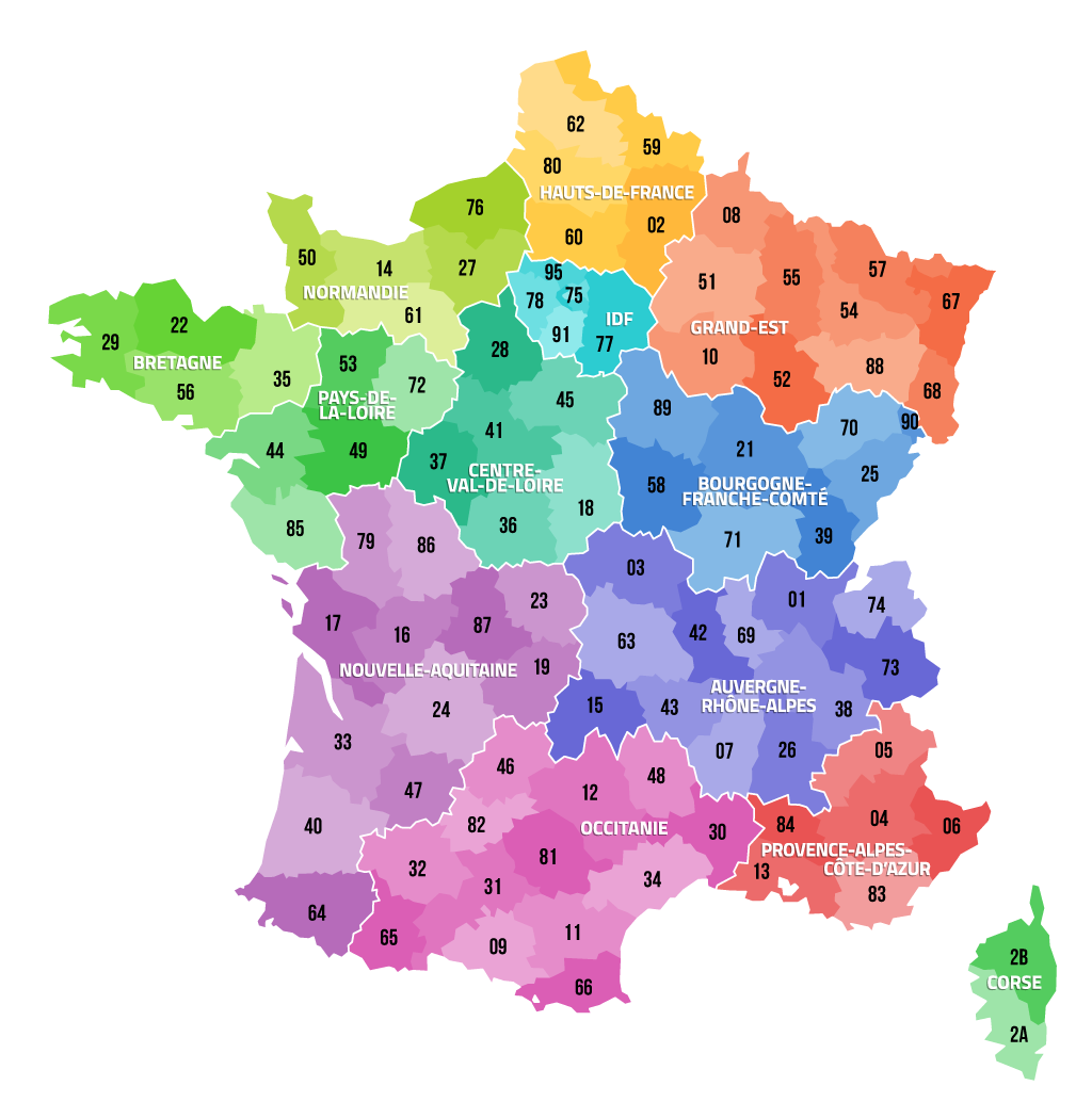 carte france